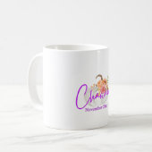 カスタマイズ誕生日 コーヒーマグカップ (正面左)