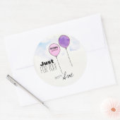 カスタマイズ誕生日 ラウンドシール (封筒)