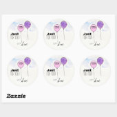 カスタマイズ誕生日 ラウンドシール (シート)