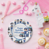 カスタマイズ警官 ペーパープレート (パーティー)