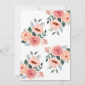 カスタマイズ賛美可能なメッセージ付きイースターカード 案内状 (裏面)