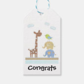 カスタマイズ贈ラベル-おめでとう ギフトタグ (正面)