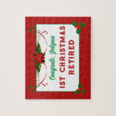 カスタマイズ贈!退職クリスマスパズル ジグソーパズル (縦)