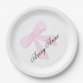 カスタマイズ赤ちゃん ペーパープレート (正面)