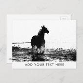 カスタマイズ走可能なの動物テンプレート ポストカード (正面/裏面)