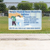 カスタマイズ車道のスノーショベル 横断幕 (インサイチュ)