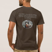 カスタマイズ軍隊を-支えて下さい Tシャツ (裏面)