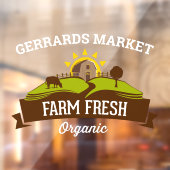 カスタマイズ農場新オーガニック小事業 ウィンドウサイン (シート2)