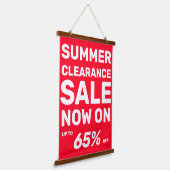 カスタマイズ通期販売率 吊り下げ型タペストリー (傾斜あり)