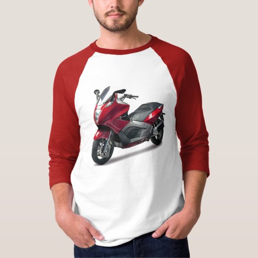 カスタマイズ速いスクーターの規則のTシャツ- Tシャツ (正面)