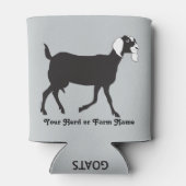 カスタマイズ週末の予測ミルクヌビヤギ 缶クーラー (裏面)