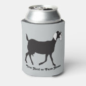カスタマイズ週末の予測ミルクヌビヤギ 缶クーラー (缶裏面)