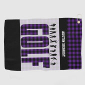 カスタマイズ遊ゴルフ – DIY背景色 ゴルフタオル (横)