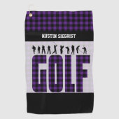 カスタマイズ遊ゴルフ – DIY背景色 ゴルフタオル (正面)