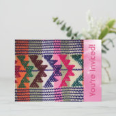 カスタマイズ醜いクリスマスのセーターのパーティー 招待状 (スタンド正面)