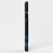 カスタマイズ金ゴールドブルーマーブル電話ケースイニシャルプロ Case-Mate iPhoneケース (裏面/右)