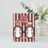 カスタマイズ鉱山のペンギンが-あって下さい シーズンポストカード (スタンド正面)