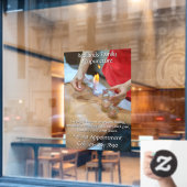 カスタマイズ鍼治療セラピー事業2 ウィンドウサイン (カフェ窓)