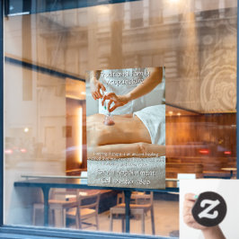 カスタマイズ鍼灸カッピング療法ビジネス3 ウィンドウサイン