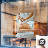 カスタマイズ鍼灸カッピング療法ビジネス3 ウィンドウサイン (カフェ窓)