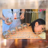 カスタマイズ鍼灸カッピング療法ビジネス4 ウィンドウサイン (シート2)