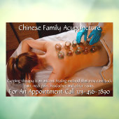 カスタマイズ鍼灸カッピング療法ビジネス5 ウィンドウサイン (シート3)