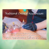 カスタマイズ鍼灸吸盤療法ビジネス6 ウィンドウサイン (シート3)