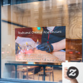 カスタマイズ鍼灸吸盤療法ビジネス6 ウィンドウサイン (カフェ窓)