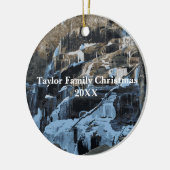 カスタマイズ降雪滝記念 セラミックオーナメント (左)