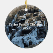 カスタマイズ降雪滝記念 セラミックオーナメント (裏面)