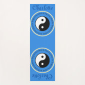 カスタマイズ陰陽ブルーピラティス ヨガマット (正面)