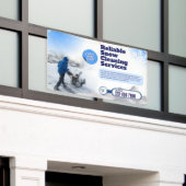 カスタマイズ雪広告除 横断幕 (ビルの外側)