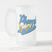 カスタマイズ霜の降りたなマグの引用文- フロストグラスビールジョッキ (左)