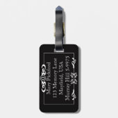 カスタマイズ静か可能なムービー荷物タグ ラゲッジタグ (裏面縦)