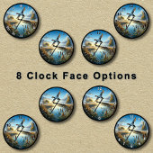 カスタマイズ飛んでいる可能なカンバスバックアヒル ラウンド壁時計