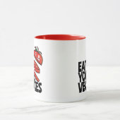 カスタマイズ食べ可能な野菜 – トマトバージョン マグカップ (中央)