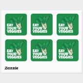 カスタマイズ食べ可能な野菜 – Lettce スクエアシール (シート)