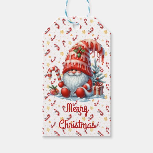 カスタマイズ飴包まれた ギフトタグ (正面)