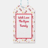 カスタマイズ飴包まれた ギフトタグ (裏面)