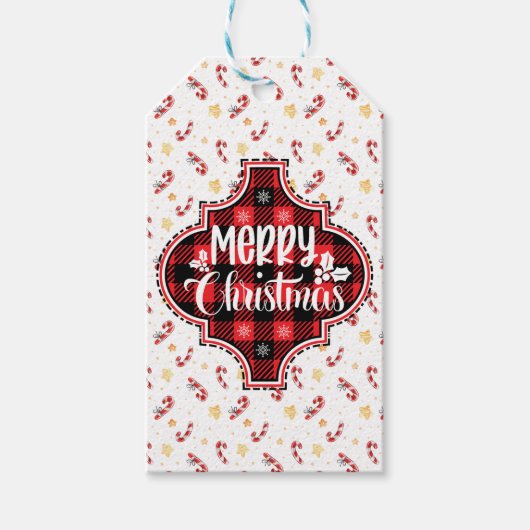 カスタマイズ飴包まれた ギフトタグ (正面)