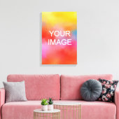 カスタマイズ高品質可能なストレッチ垂直 キャンバスプリント (インサイチュ (リビング))