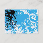 カスタマイズ魔法の白い庭- 名刺 (裏面)