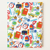 カスタマイズ鮮やか可能な新学期パターン プランナー手帳 (裏面)