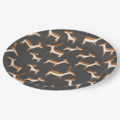 カスタマイズ鹿デザイン ペーパープレート (アングル)