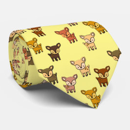 カスタマイズ鹿模様 ネクタイ