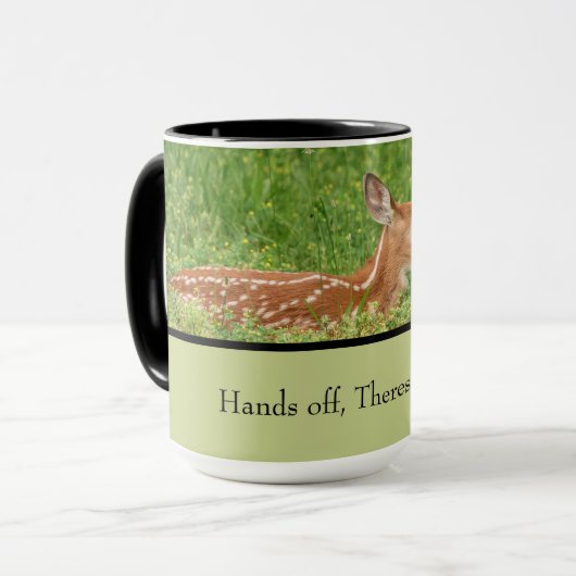 カスタマイズ鹿 マグカップ (正面左)