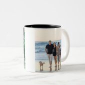 カスタマイズ2ファミリ写真両面テンプレート ツートーンマグカップ (正面右)