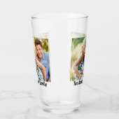 カスタマイズ2枚の写真 |名前をカスタムする |文字プリント タンブラーグラス (左)