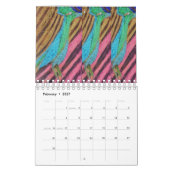 カスタマイズ2009の砂漠のコラージュ- カレンダー (2月 2027)