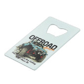 カスタマイズ4輪は山を呼び出す クレジットカード栓抜き (裏面アングル)